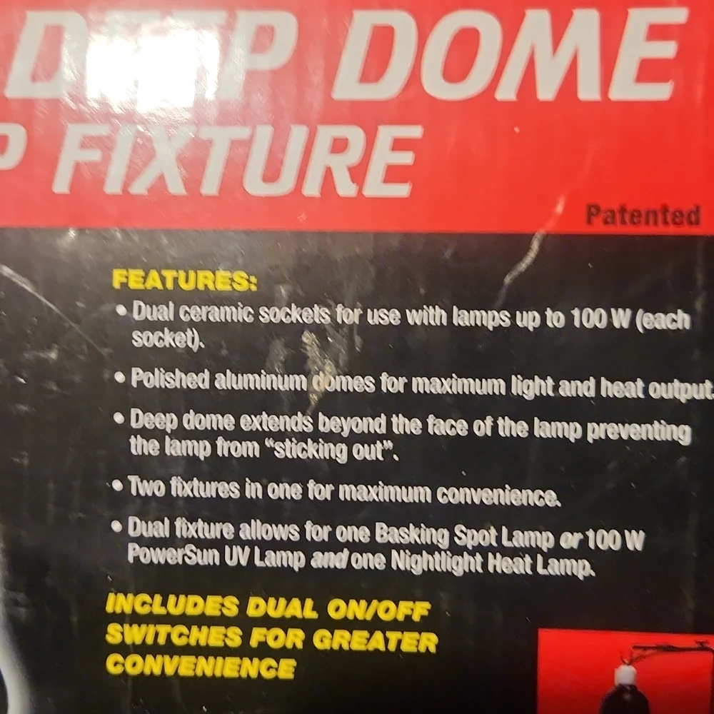 COPY - MINI COMBO DEEP DOME DUAL LAMP FIXTURE
